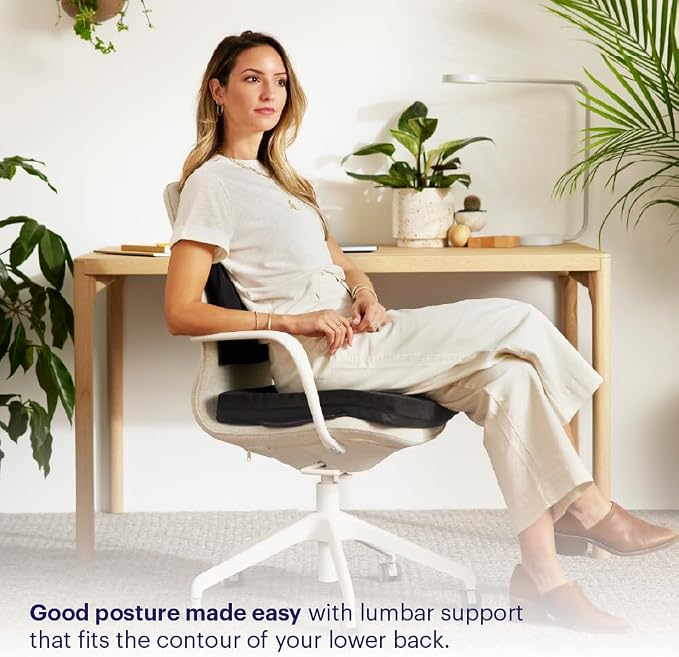 Purple Back Cushion, Lumbar Support Pillow - Image 3