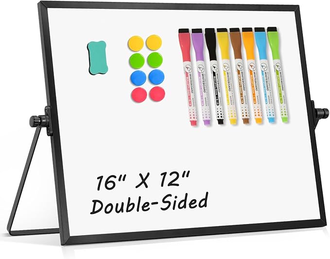 Double-Sided Magnetic White Board by AMUSIGHT