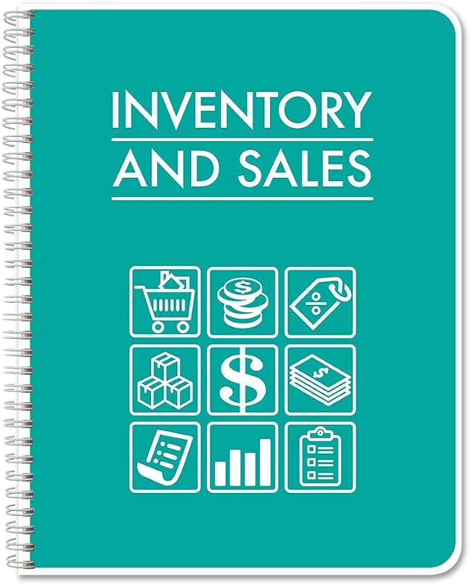 BookFactory Inventory and Sales Log Book Small Business Order Notebook Ledger by BookFactory