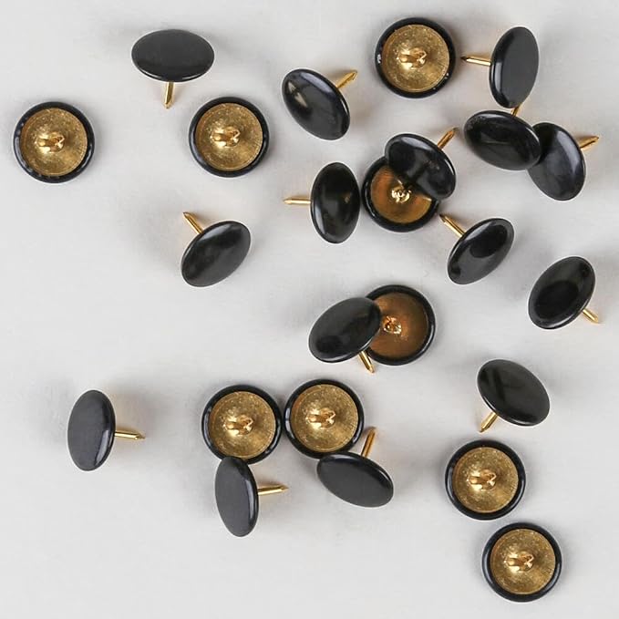 200PCS Thumb Tacks Flat Push Pins Wall Tacks Round Head Thumbtack - Image 3
