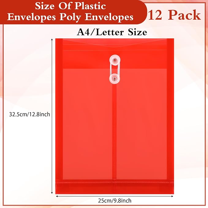 ReliThick 12 Pack Plastic Envelopes - Image 2