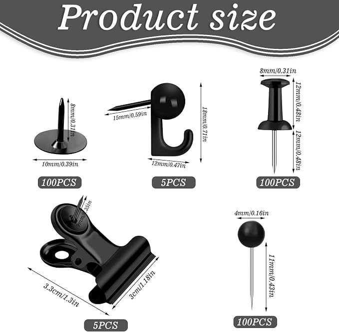 310 Pcs Push Pins Set - Image 2