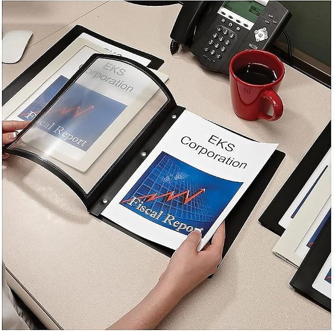 Smead Frame View Poly Report Cover, Letter Size, Three Double Tang Side - Image 3