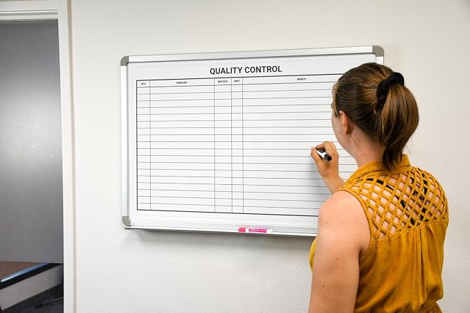 Quality Control Whiteboard 48" x 36" - Image 4