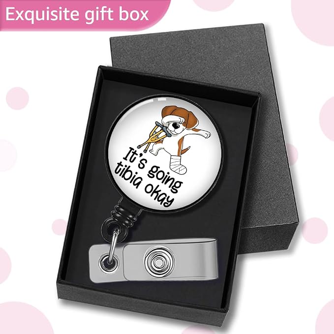It's Going Tibia Okay Badge Reel Retractable - Image 4