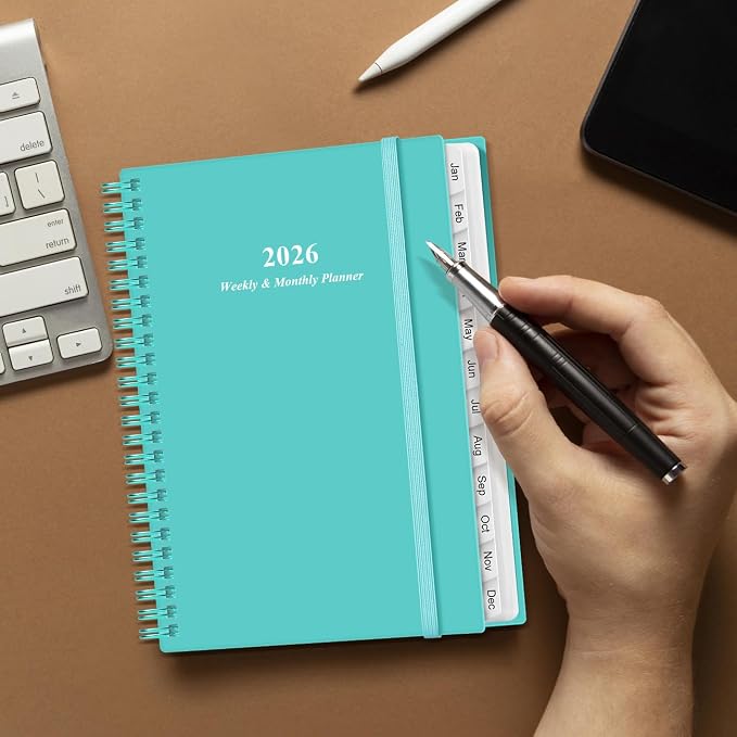 2026 Planner - A5 Weekly & Monthly Planner Spiral Bound, January 2026 - - Image 8