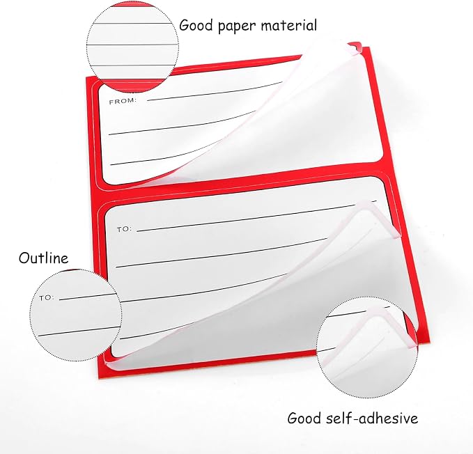 50 Sheets Address Labels, 3.5 x 4.5 Inch to/from Address Mailing Labels - Image 3