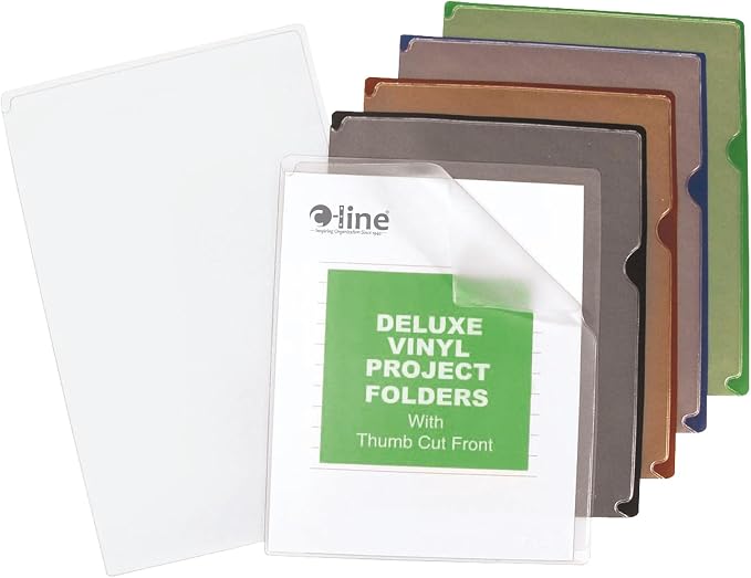 C-Line Deluxe Super Heavyweight Vinyl Project Folders by C-Line