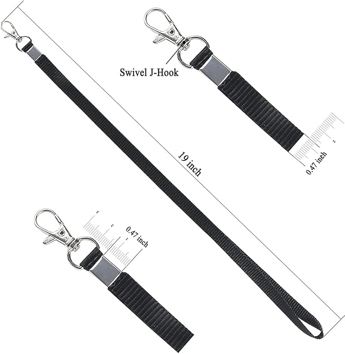 Teskyer Lanyards for ID Badges, 10 Pack | Durable Nylon Lanyard, Waterproof - Image 5