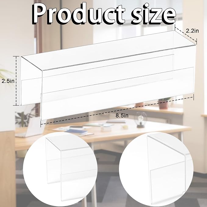 SHIQIKEJIPTY Cubicle Name Plate Sign Holder - Image 2