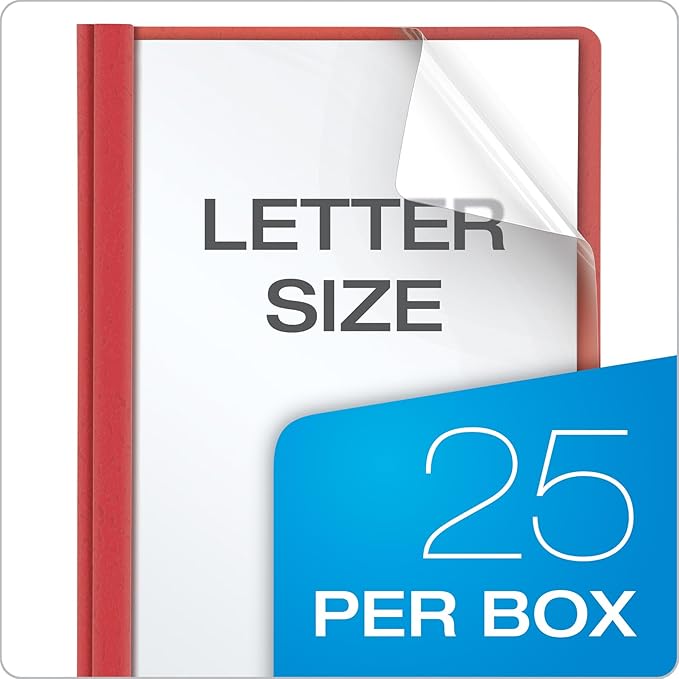 Oxford Clear Front Report Covers, Resume Cover, Presentation Cover, Letter Size - Image 6