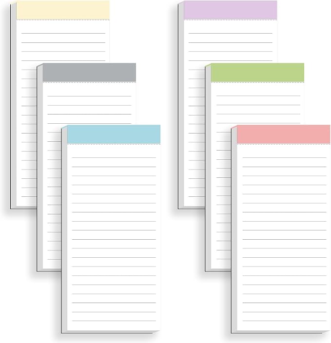 BIPEND 6 Pack Magnetic Notepads by Unknown