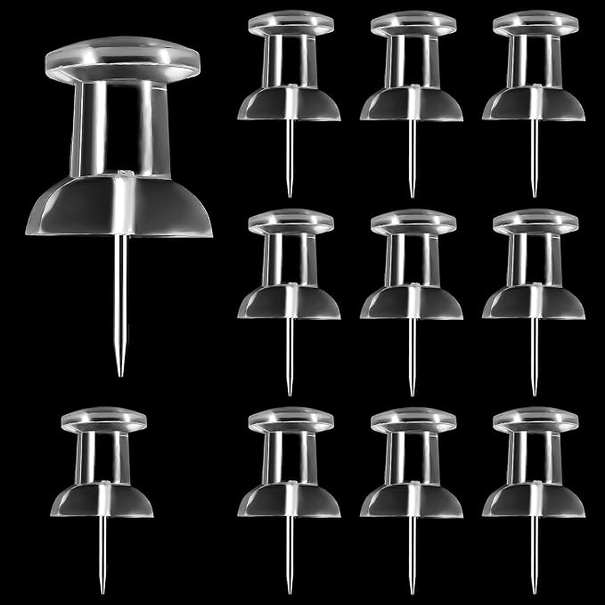 40 Count 1.8 Inch Giant Large push pins by BESARME