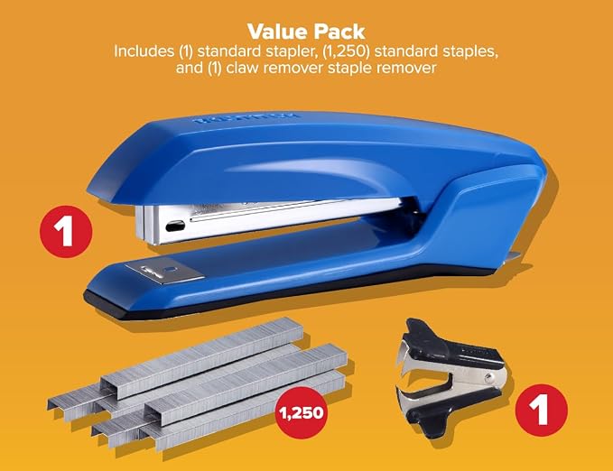 Bostitch Office Ascend 3 in 1 Stapler Value Pack, 20 Sheet Capacity, Includes - Image 2