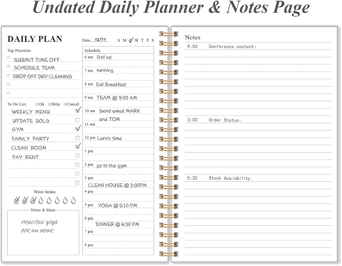 Daily Planner Undated - Image 3