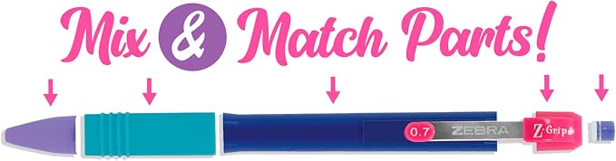 Zebra Pen, Z-Grip Mechanical Pencil, Smooth Writing, Latex-Free Grip, 0.7mm Lead - Image 2