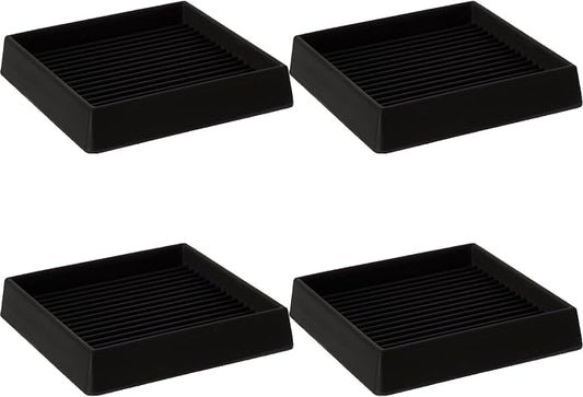 VOCOMO 5X5 Rubber Caster Cups, Non Slip Furniture Pads, Anti-Slip Gripper by VOCOMO