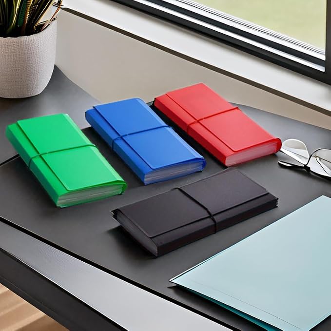 4 Pack 13 Pockets Receipt Organizer, Small Expanding File Foder - Image 3