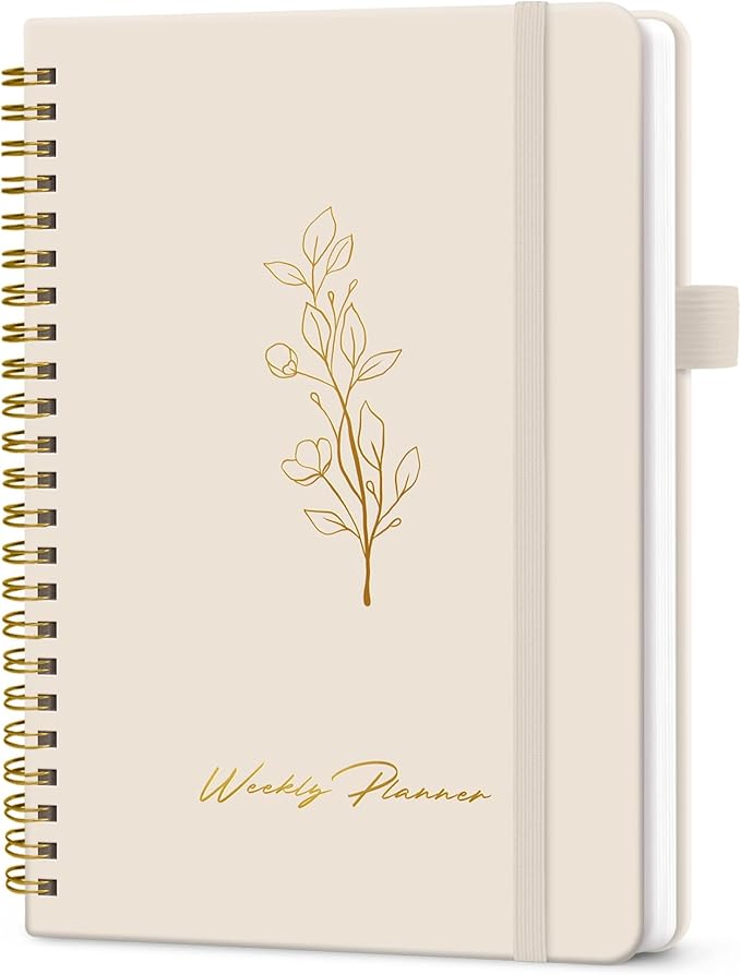 Taja Undated Weekly Planner, Weekly To Do List Notebook by Taja