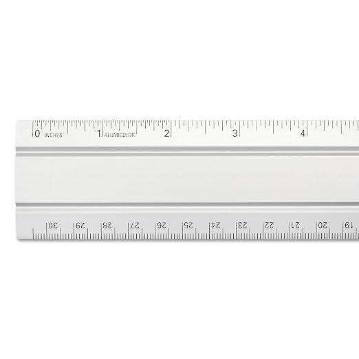 Alumicolor Aluminum Office Ruler - Image 2