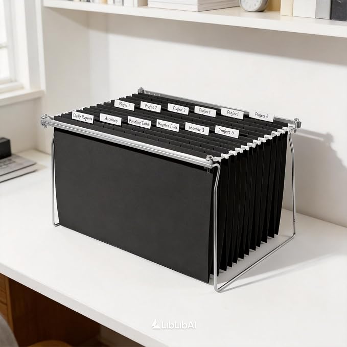 SUNEE Hanging File Folders Legal Size, Stay Organized - Image 6