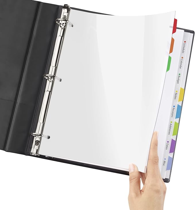 Avery Clear Easy View Durable Plastic Dividers - Image 8