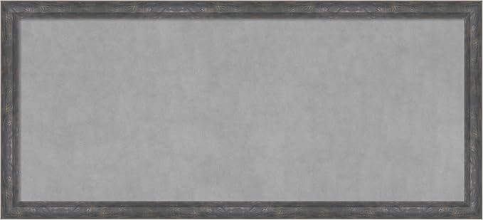 Amanti Art Grey Framed Magnetic Board 23x51 Oversize Vision Board by AmantiArt