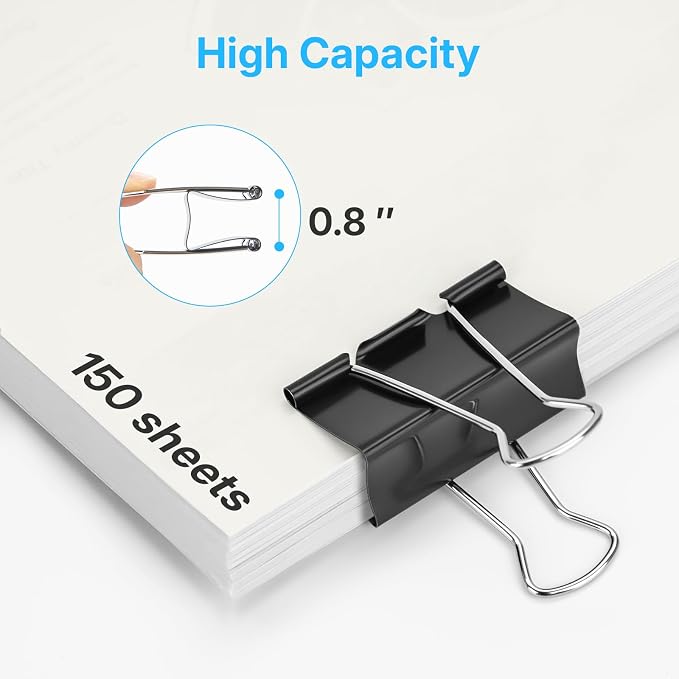 OWLKELA 1.6 Inch Large Binder Clips, and Home Supplies - Image 4