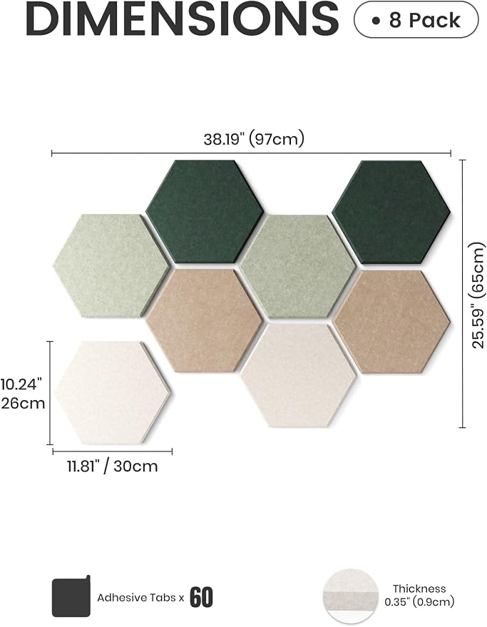 Fluxynara Hexagon Cork Board Alternative - Image 2