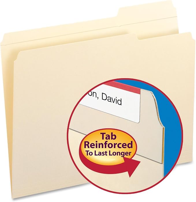 Smead File Folder, Reinforced 1/3-Cut Tab, Right Position, Letter Size - Image 7