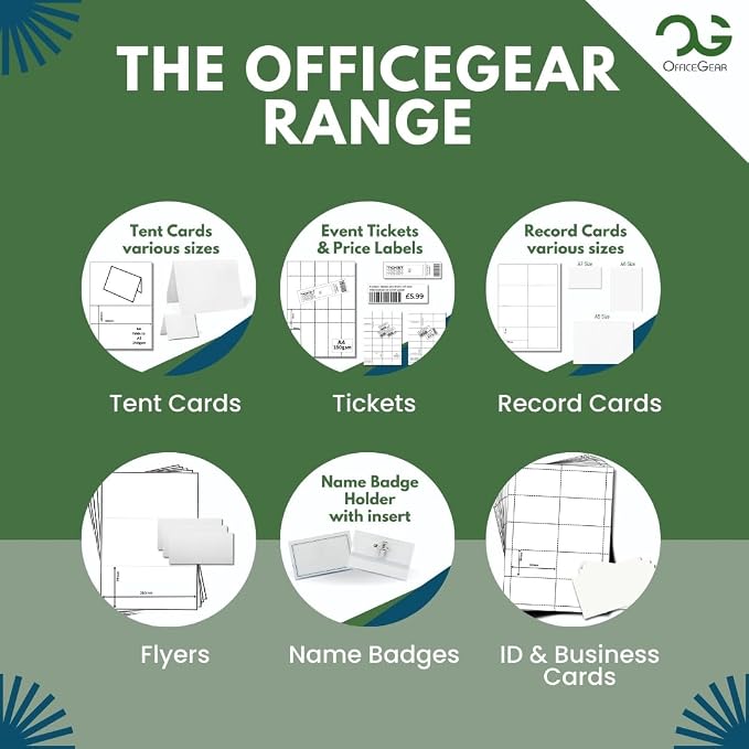 OfficeGear Shelf Edge Barcode Price Ticket Labels 32-up 37x52mm Custom - Image 8