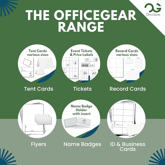 OfficeGear Shelf Edge Barcode Price Ticket Labels 64-up 37x26mm Custom - Image 8