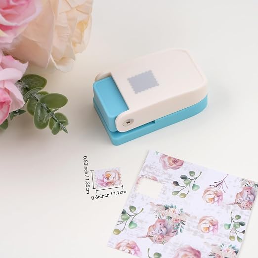 Mini Stamp Punch, 0.65 x 0.55inch Postage Stamp Punch, Stamps Cutter Hole - Image 4