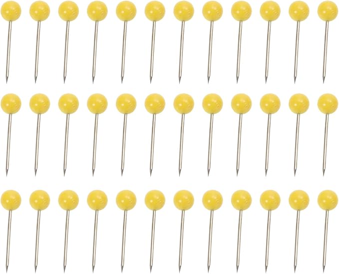 Tupalizy 1/8 Inch Small Round Ball Head Decorative Push Pins Map Thumb Tacks by Tupalizy