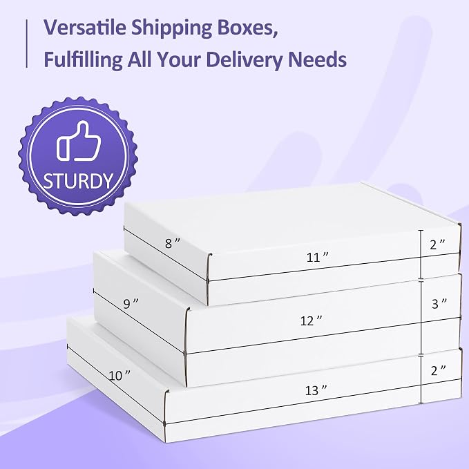 Eupako 18 Pack Small Shipping Boxes Assorted Sizes, Cardboard Boxes - Image 4