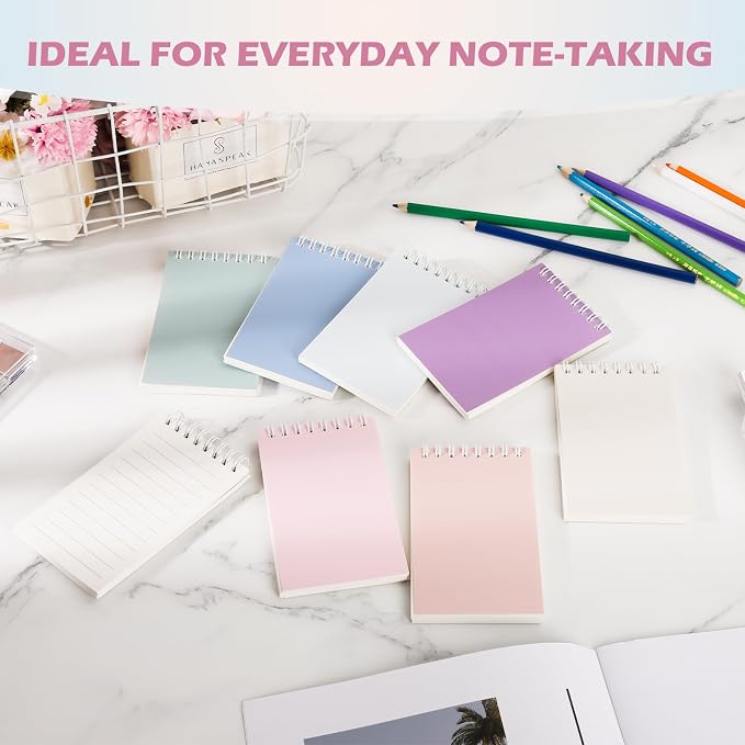 Ddaowanx Small Notebooks, 3x5 Pocket Spiral Notepads - Image 4