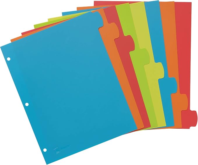 Avery Big Tab Write & Erase Durable Plastic Dividers - Image 8