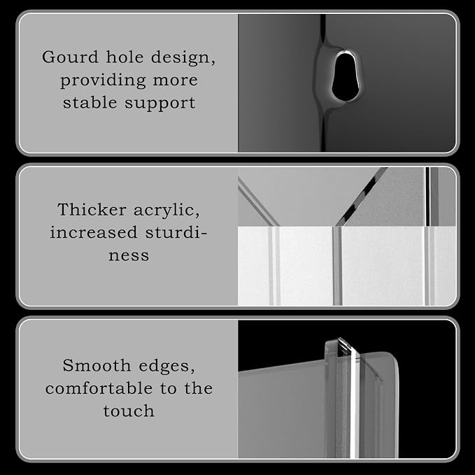 Acrylic Brochure Pamphlet Holder, 6 Magazine Holders and 6 Pamphlet Holders - Image 8