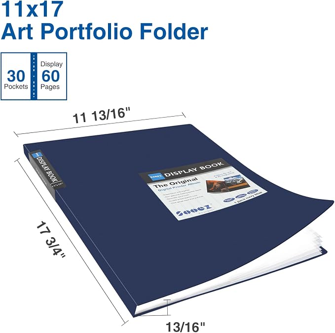 Sooez Art Portfolios 11"x17", Large Portfolio Folder - Image 3