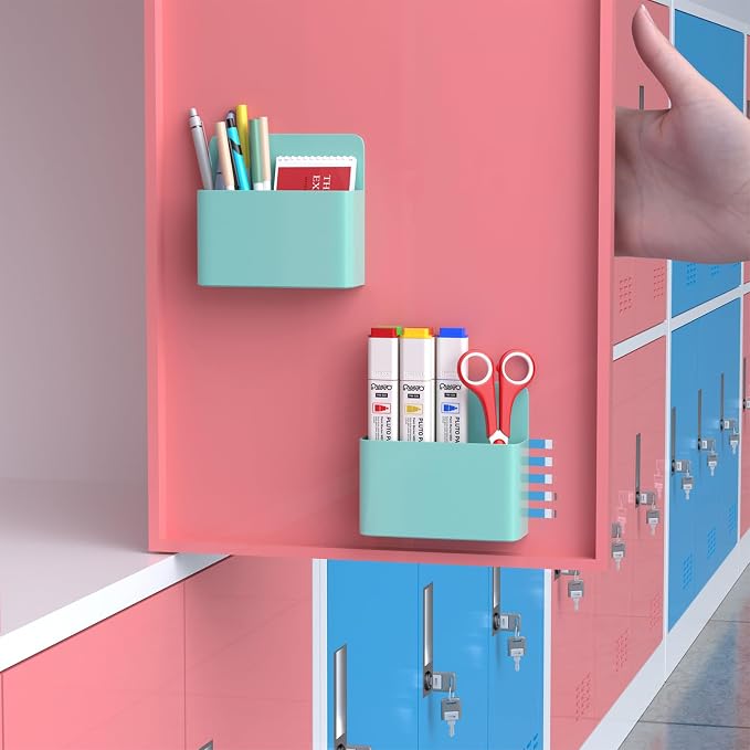 Mabrasse 2p Magnetic Dry Erase Marker Holder, Pen and Eraser Holder - Image 5