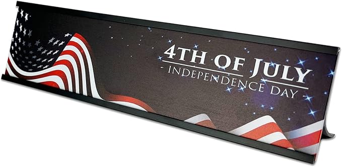 2" x 8" Personalized Aluminum Name Plates - Image 4