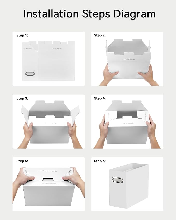 Oterri Cardboard File Organizer Box - Image 6