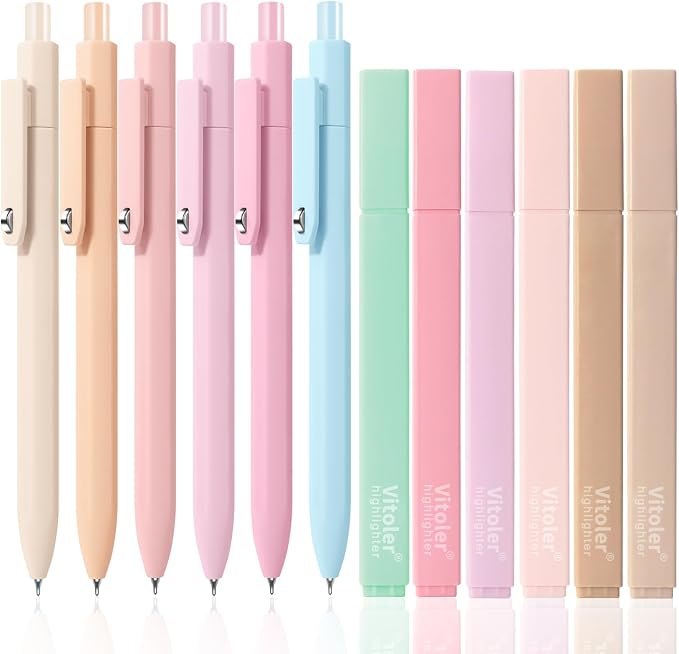 Piochoo Highlighters and Pens Set by Piochoo