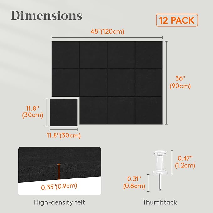 Lifewit 48"x 36" Felt Bulletin Board - Image 2