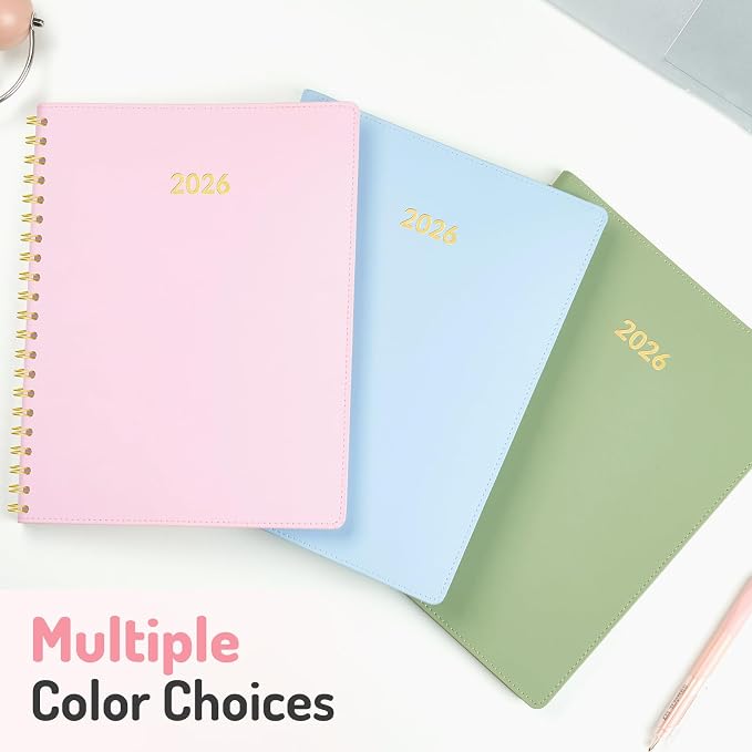 Forvencer 2026 Planner Weekly and Monthly, Jan 2026 -Dec 2026, Vegan Leather - Image 7
