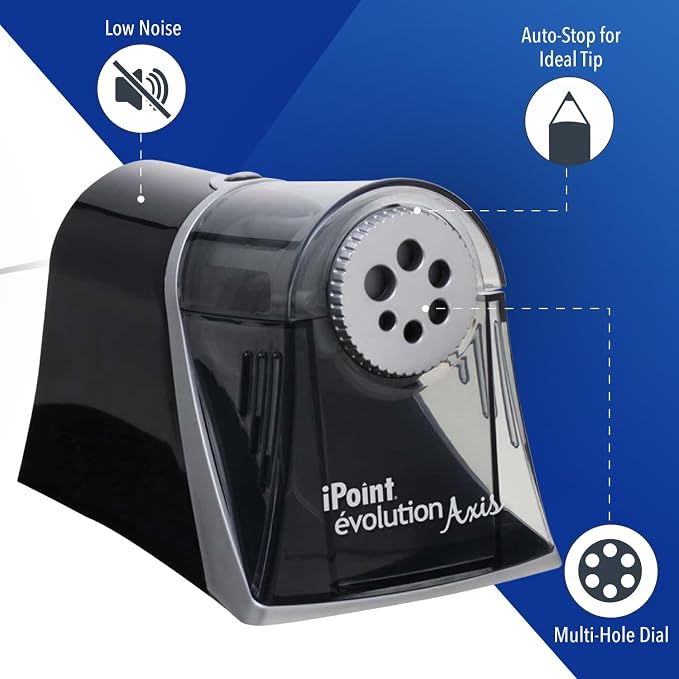 Westcott iPoint Evolution Axis Heavy Duty Electric Pencil Sharpener - Image 3