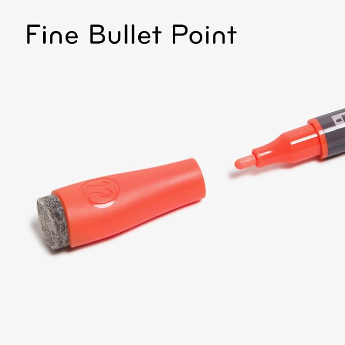U Brands Fine Tip Liquid Glass Whiteboard Markers - Image 5
