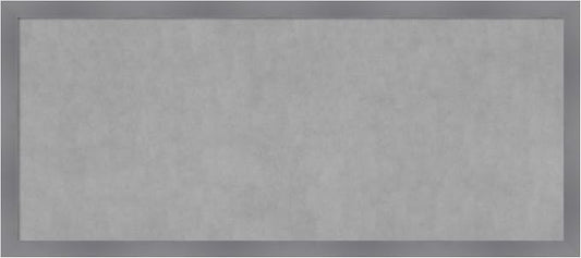 Amanti Art Grey Framed Magnetic Board 22x50 Oversize Vision Board by AmantiArt