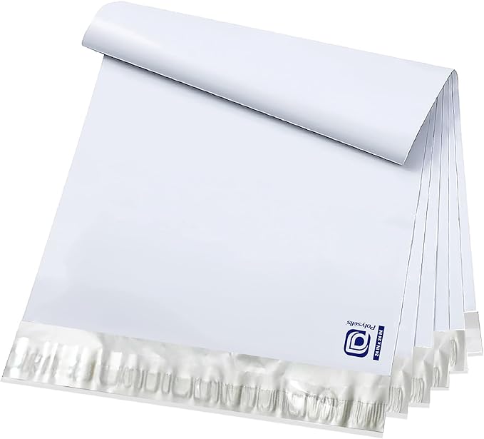 POLYSELLS 50 pcs 24x24 Inches White Poly Mailers Shipping Envelopes, Strong by POLYSELLS