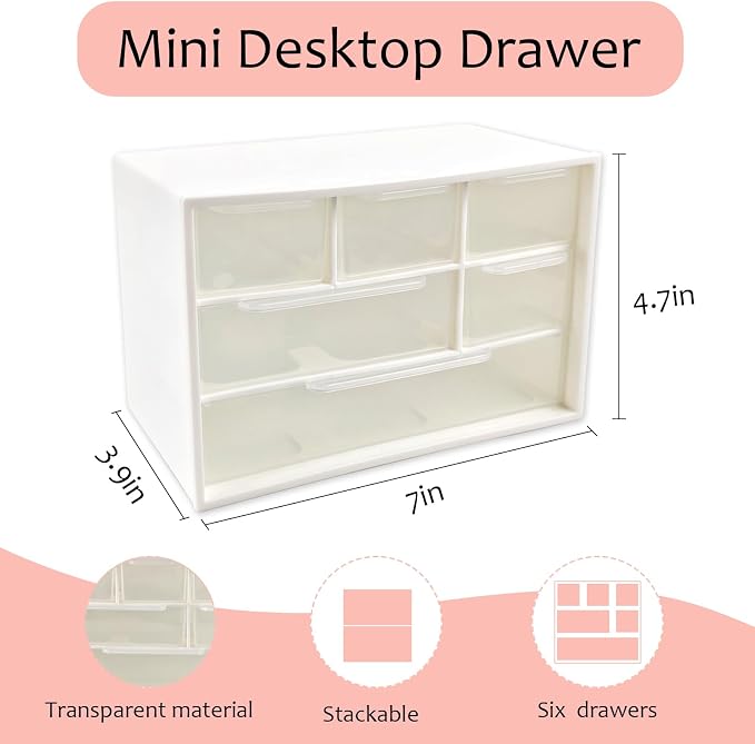 Mini Desk Drawer Organizer - Image 2